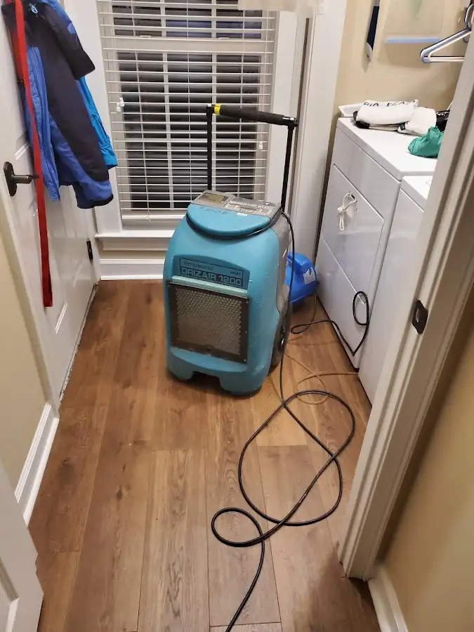 Commercial dehumidifier deployed for Flood Damage Cleanup in Paradise Valley